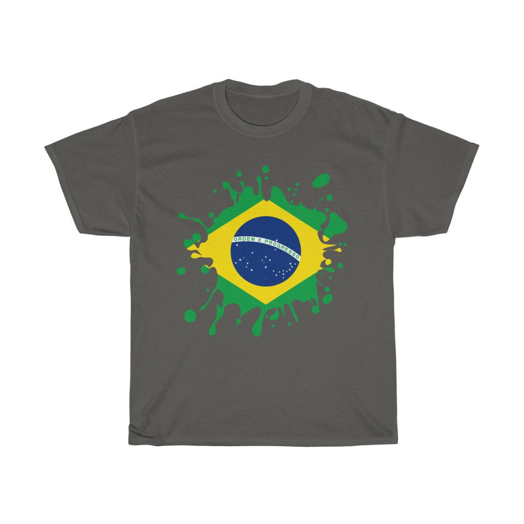 Brazil Splat Flag Standard Tee - Unisex