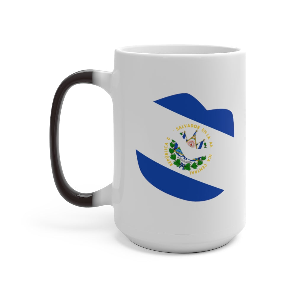 El Salvador Lips Color Changing Mug