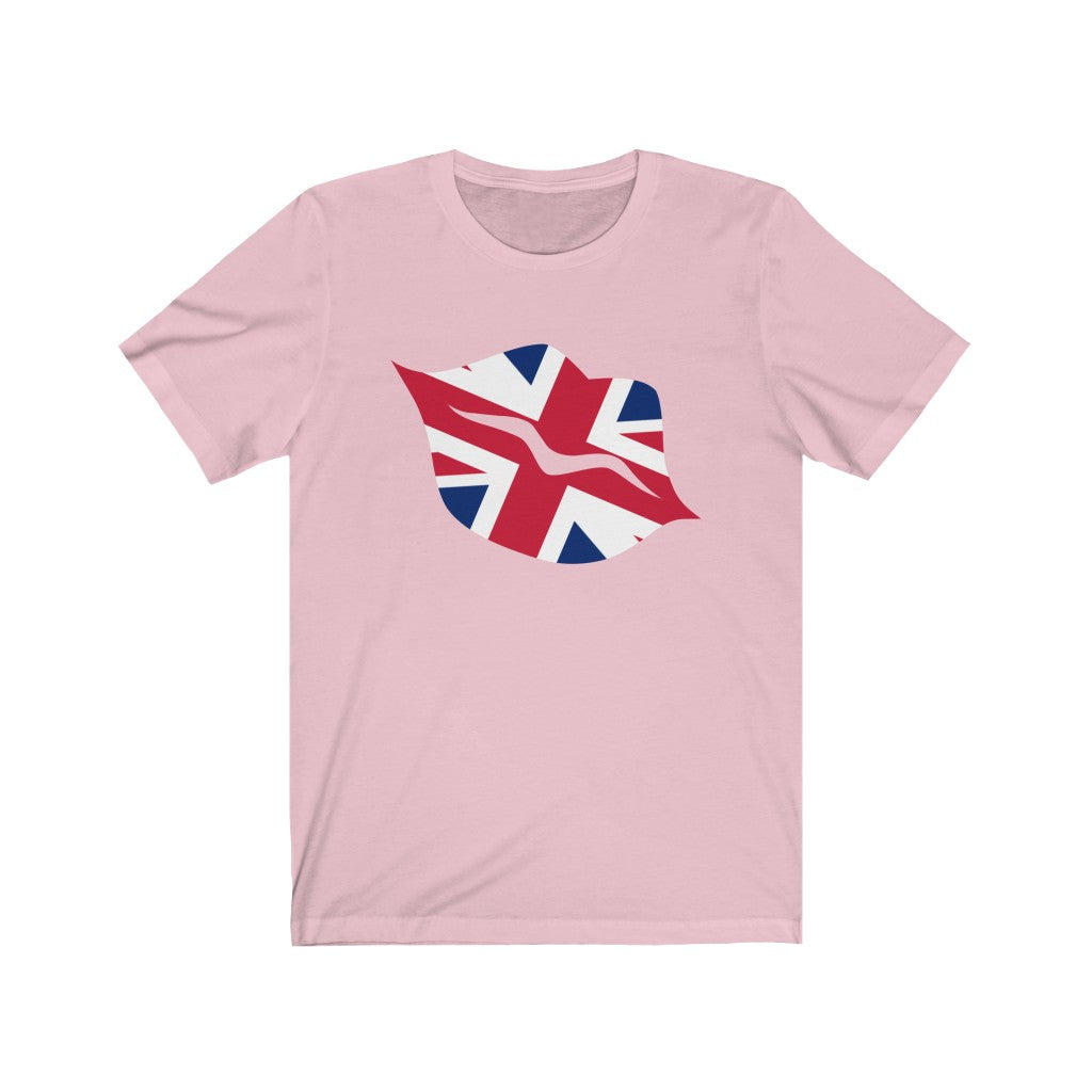 United Kingdom Lips Flag Premium Tee - Unisex