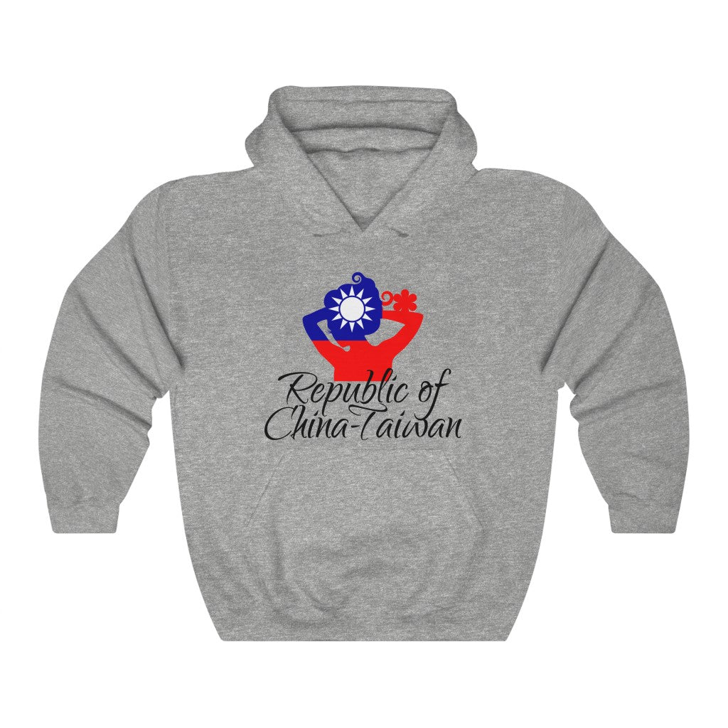 Republic of China - Taiwan Lady Flag Hoodie Sweatshirt 1 - Unisex