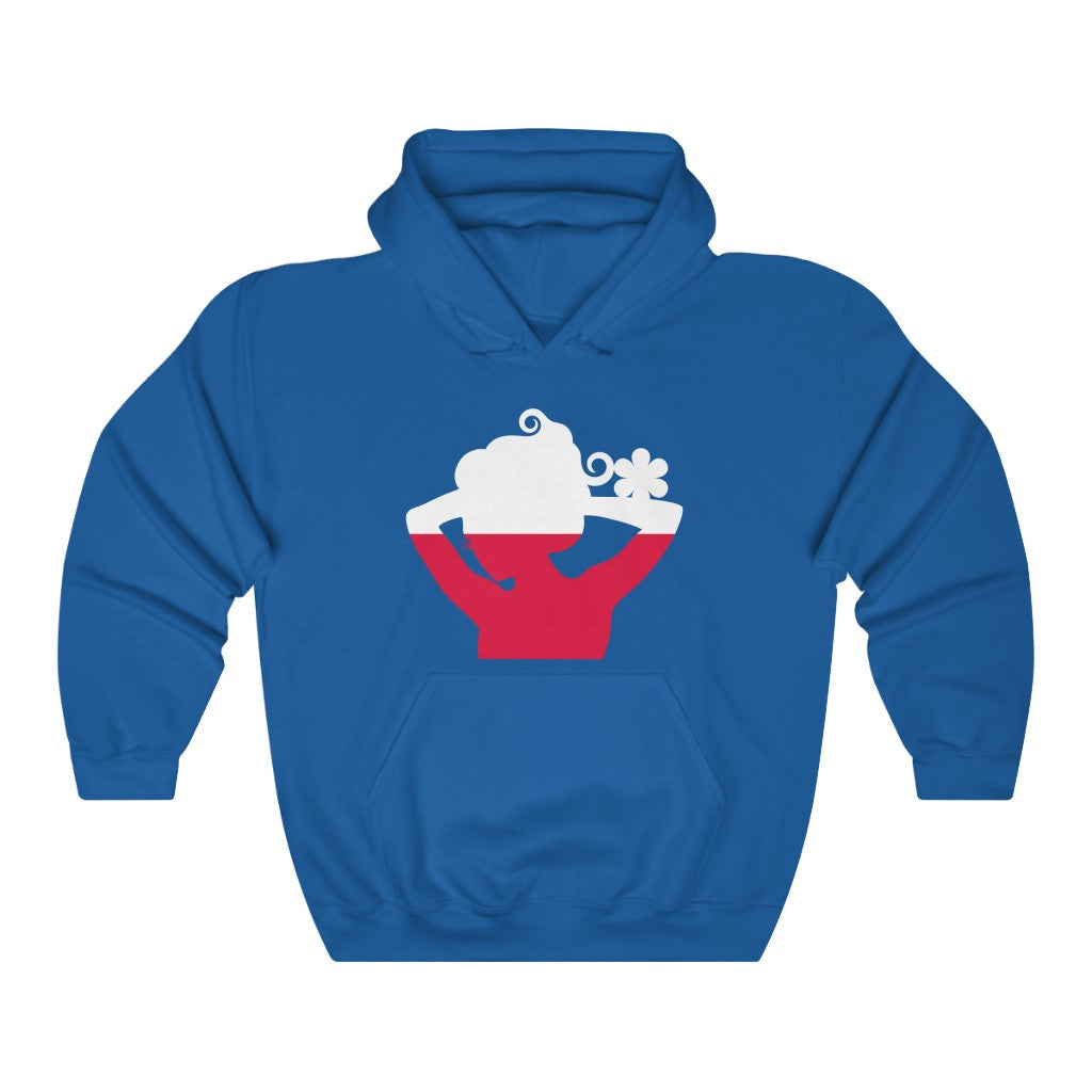 Poland Lady Flag Hoodie Sweatshirt - Unisex
