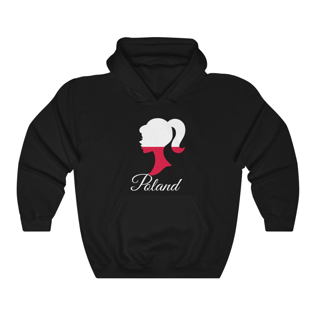 Poland Girl Flag Hoodie Sweatshirt 2 - Unisex