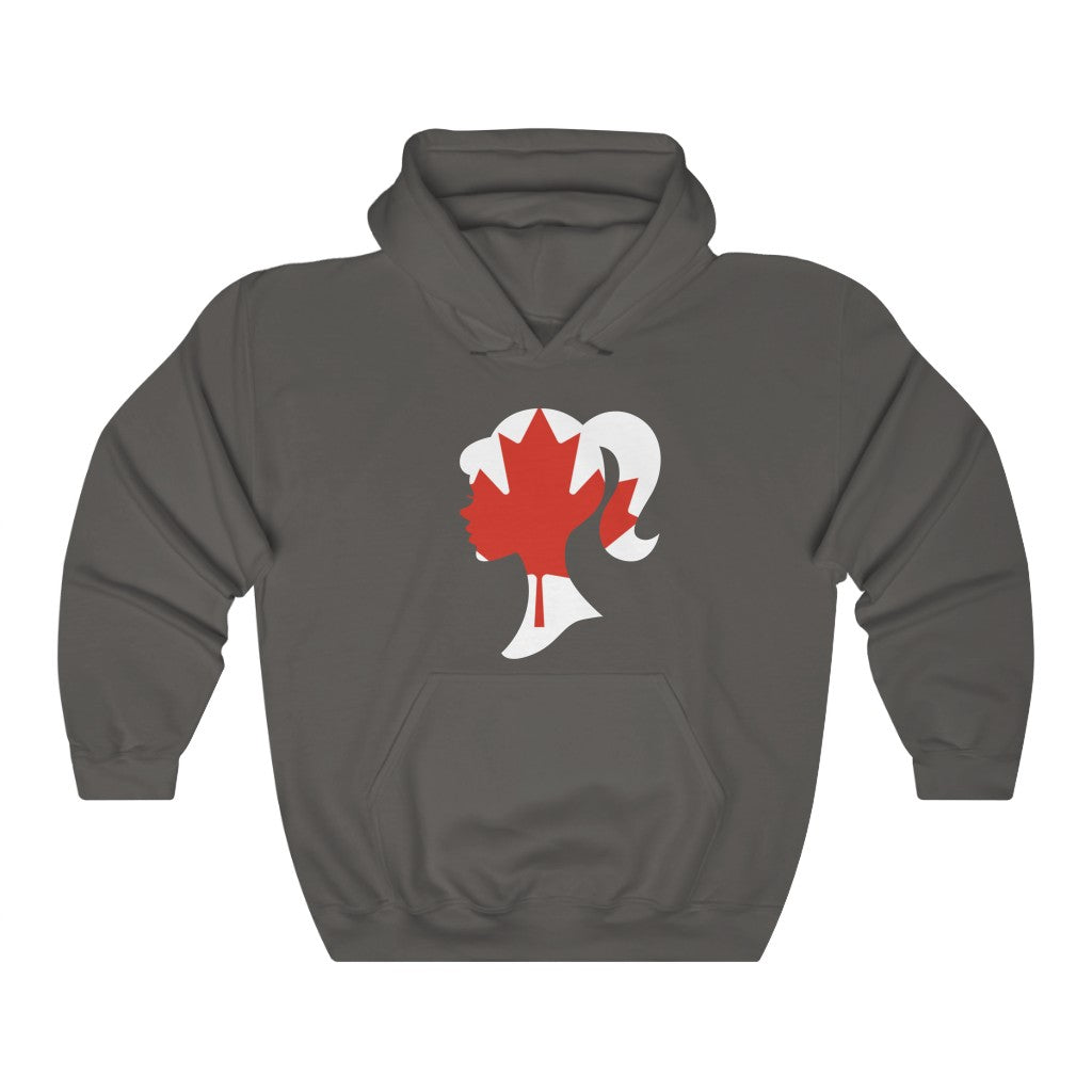 Canada Girl Flag Hoodie Sweatshirt - Unisex