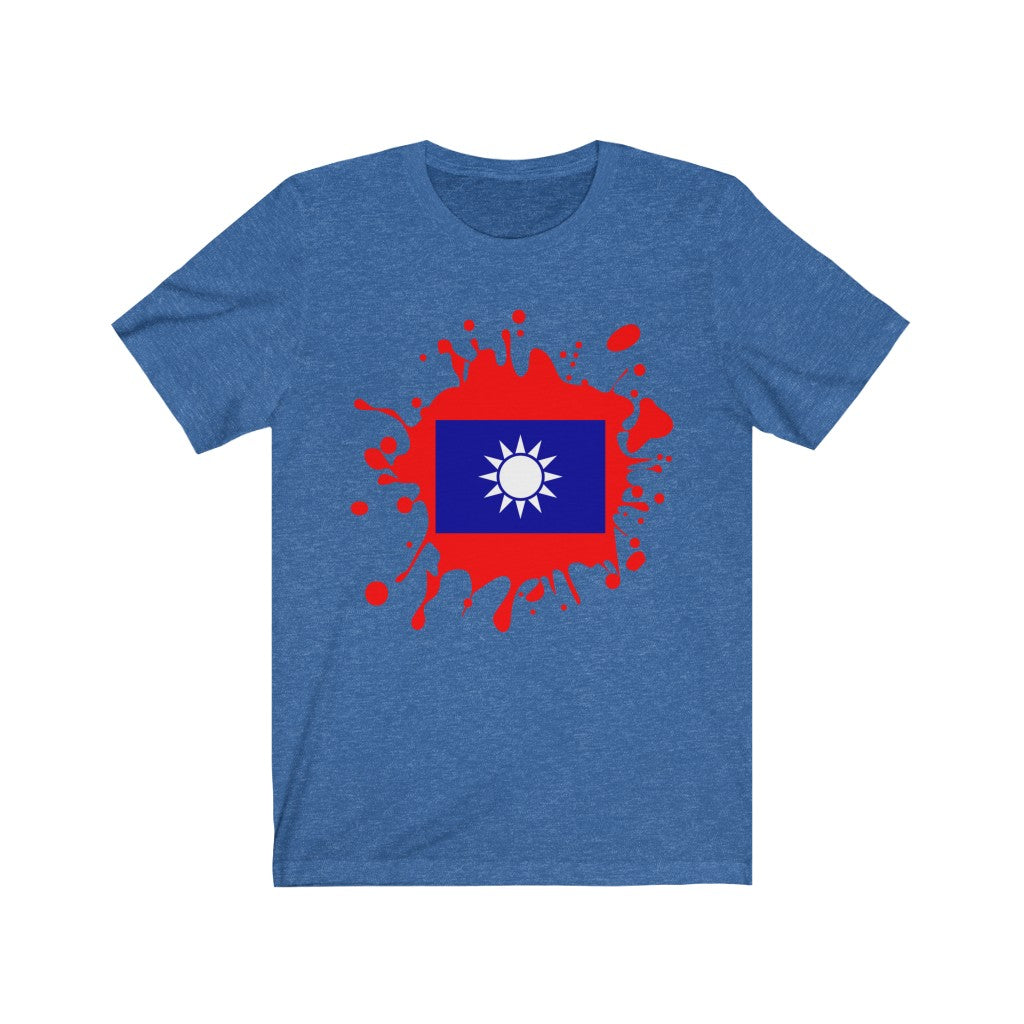 Republic of China (Taiwan) Splat Flag Premium Tee - Unisex