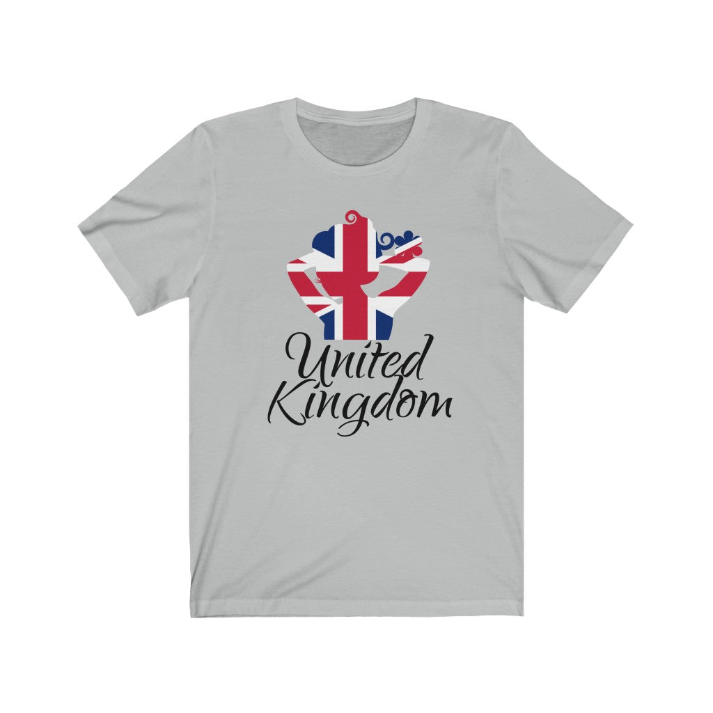 United Kingdom Lady Flag Premium Tee 1 - Unisex