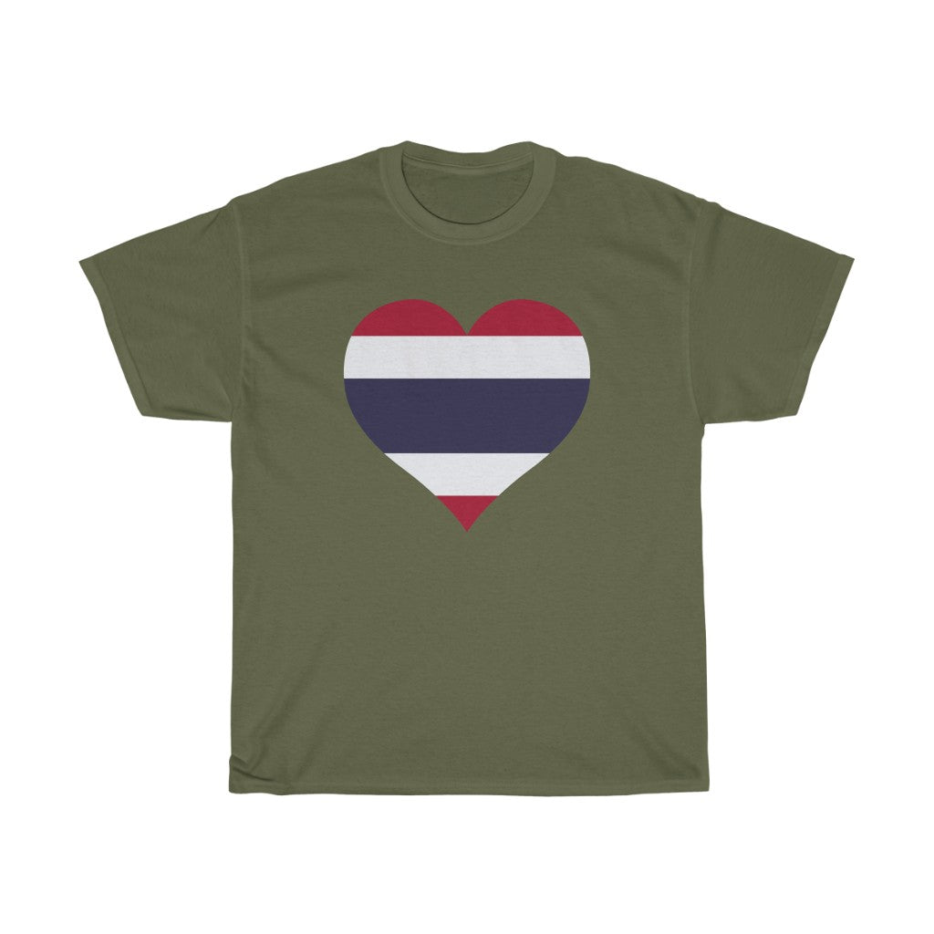 Thailand Heart Flag Standard Tee - Unisex