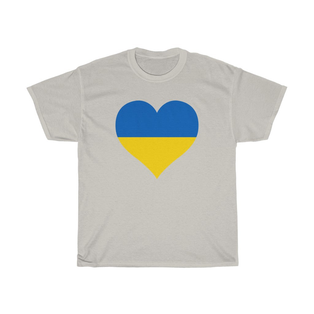 Ukraine Heart Flag Standard Tee - Unisex