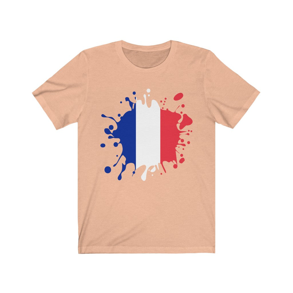 France Splat Flag Premium Tee - Unisex