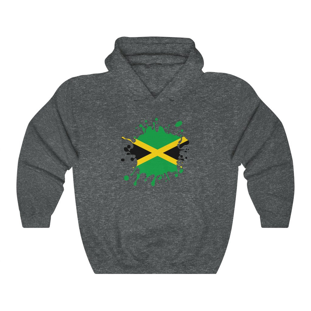 Jamaica Splat Flag Hoodie Sweatshirt - Unisex