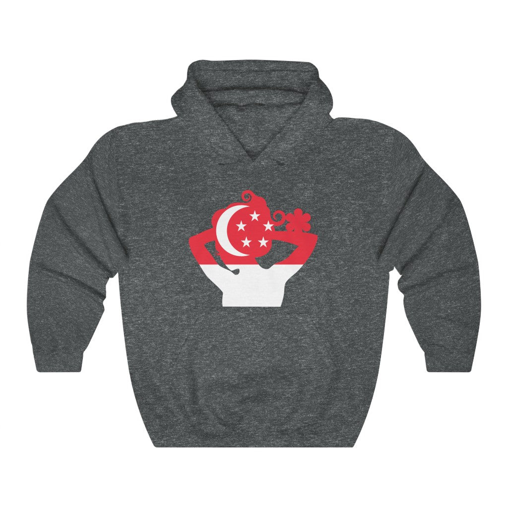 Singapore Lady Flag Hoodie Sweatshirt - Unisex