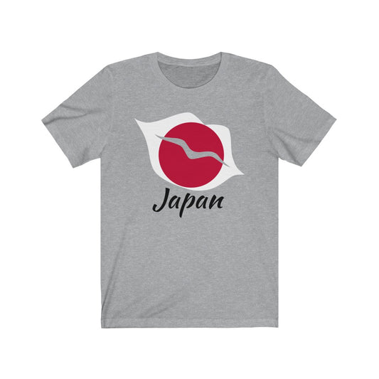 Japan Lips Flag Premium Tee 1 - Unisex