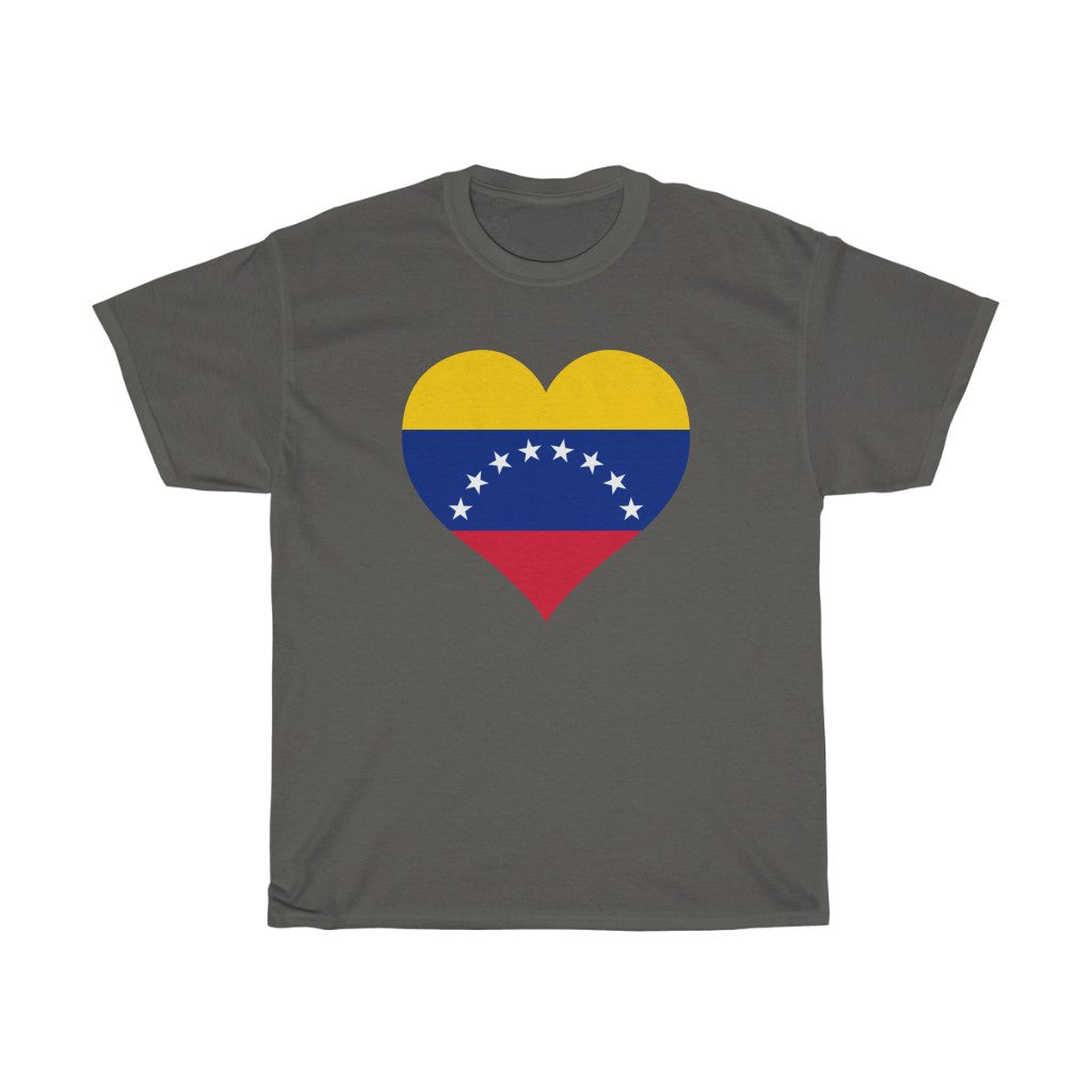 Venezuela Heart Flag Standard Tee - Unisex