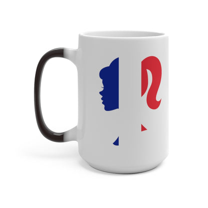 France Girl Color Changing Mug