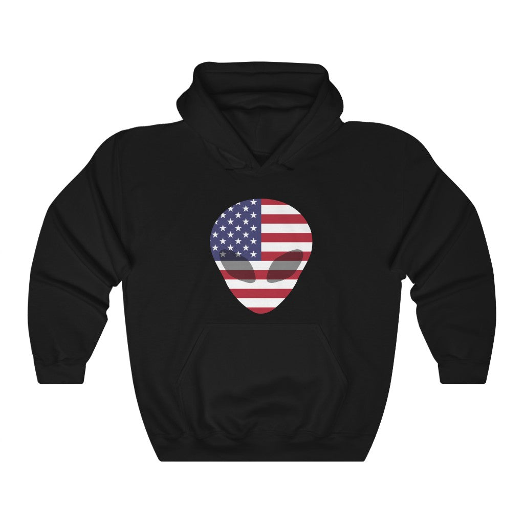 United States Alien Flag Hoodie Sweatshirt - Unisex