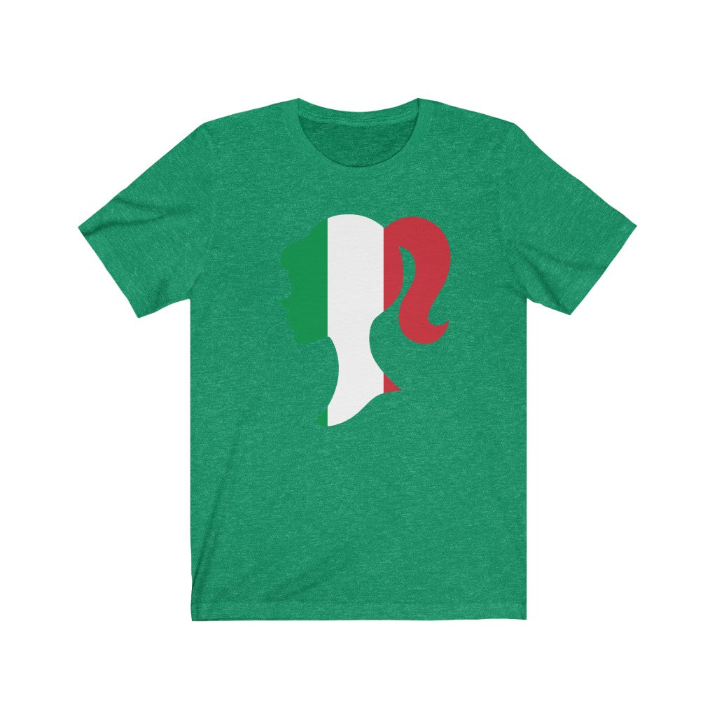 Italy Girl Flag Premium Tee - Unisex