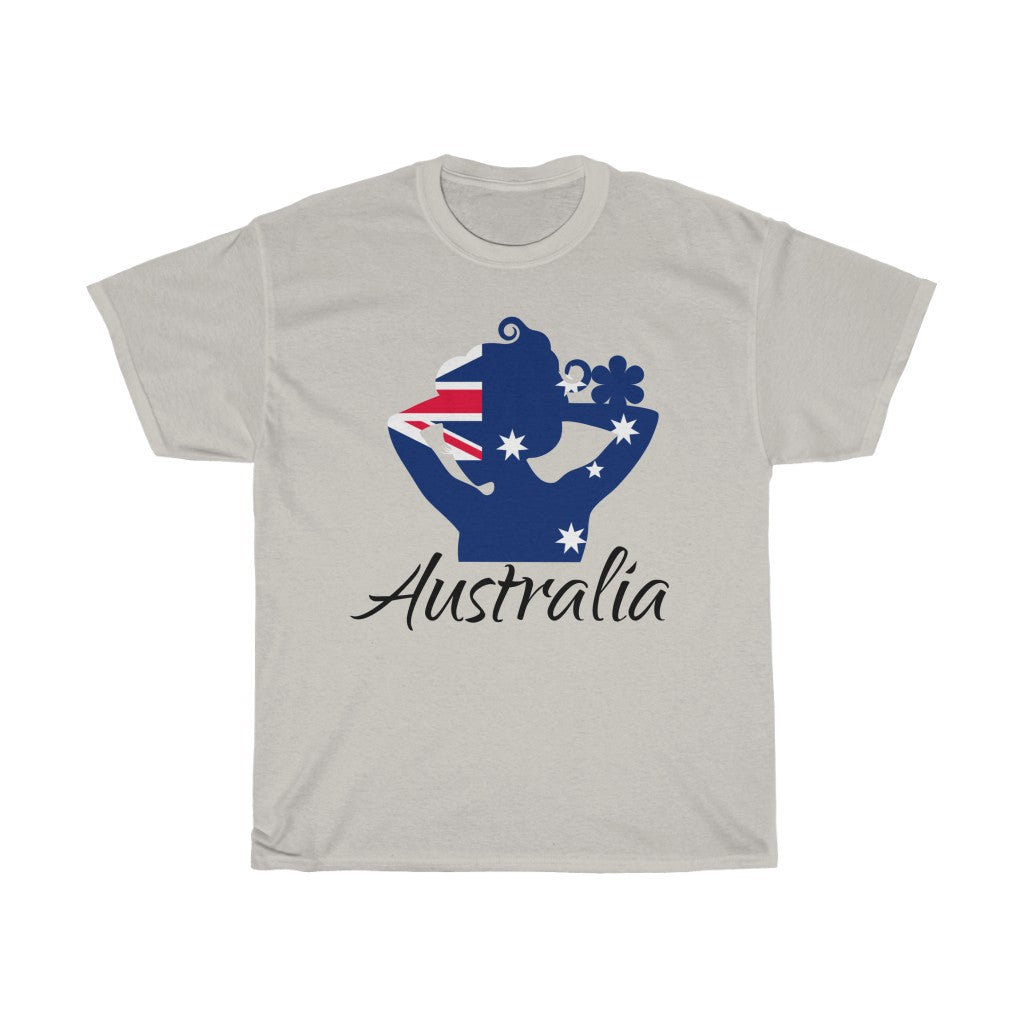 Australia Lady Flag Standard Tee 1 - Unisex