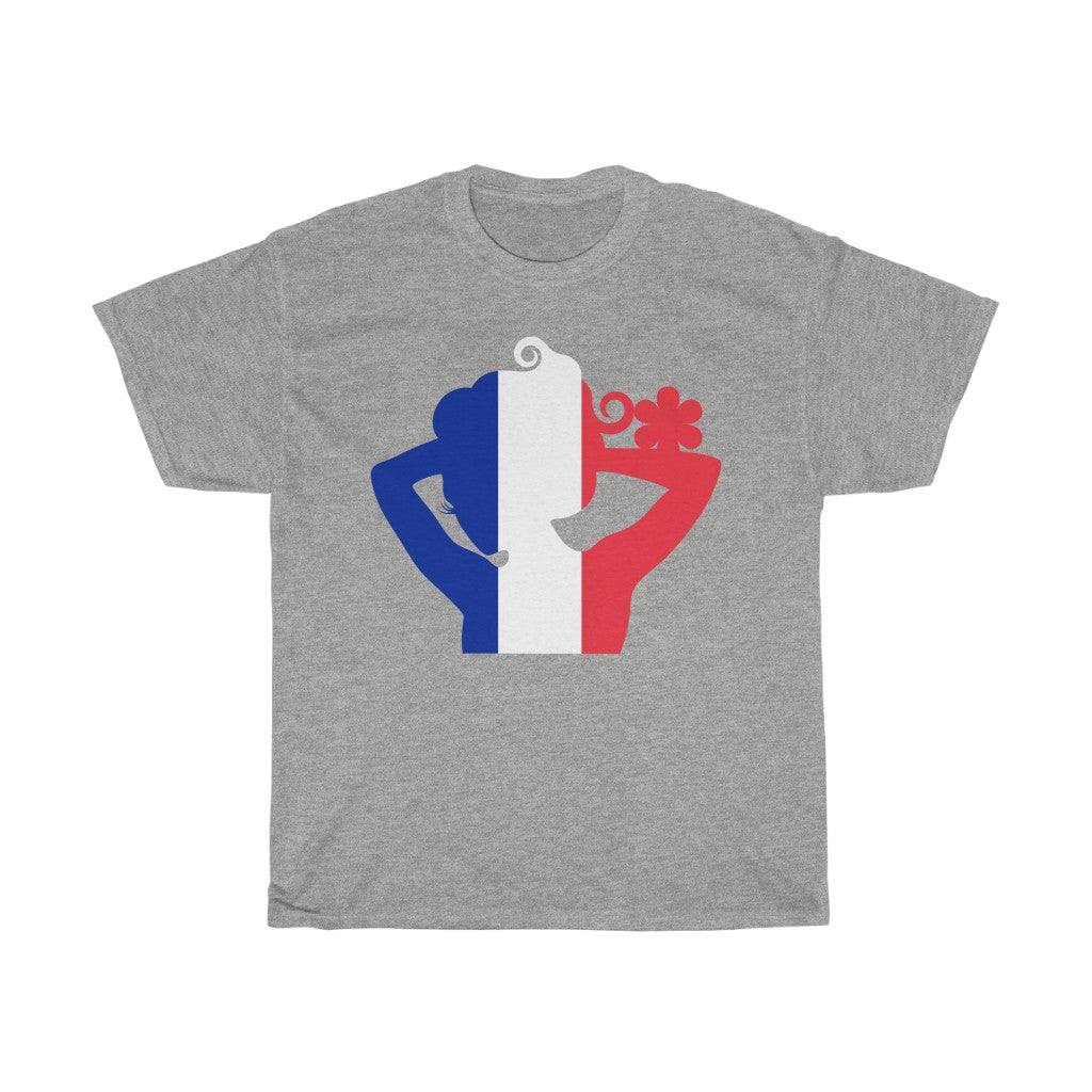 France Lady Flag Standard Tee - Unisex