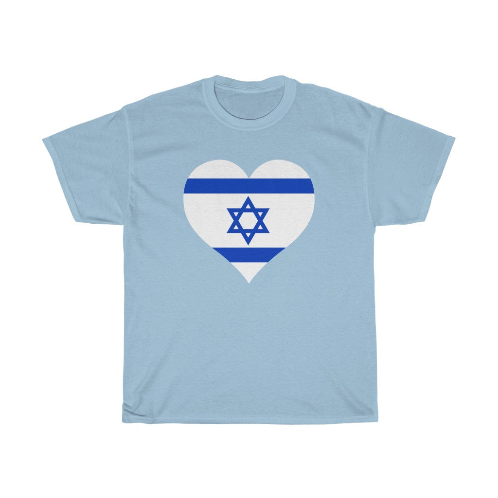 Israel Heart Flag Standard Tee - Unisex