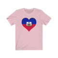 Haiti Heart Flag Premium Tee - Unisex