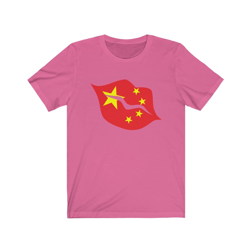 China Lips Flag Premium Tee - Unisex