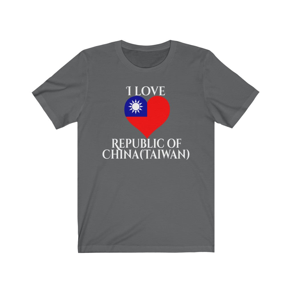 Republic of China - Taiwan Heart Flag Premium Tee 2 - Unisex