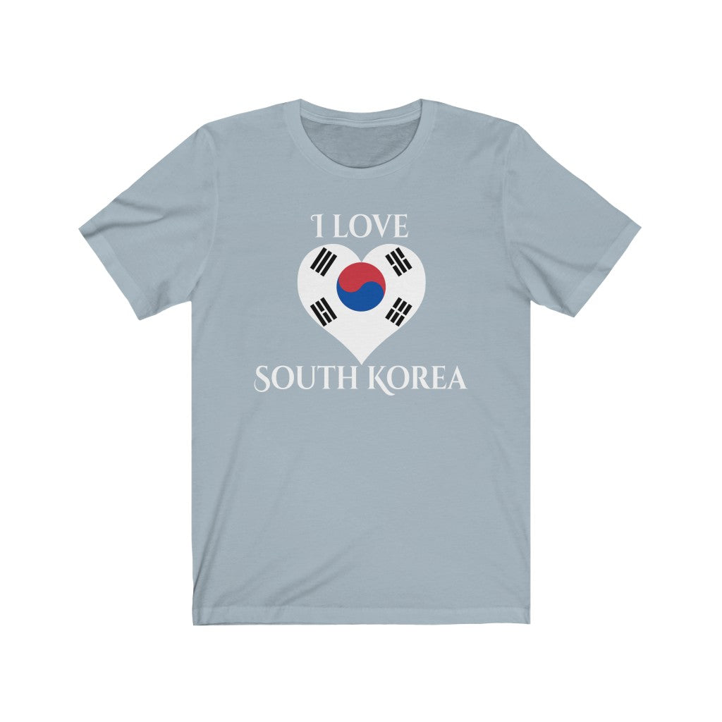 South Korea Heart Flag Premium Tee 2 - Unisex