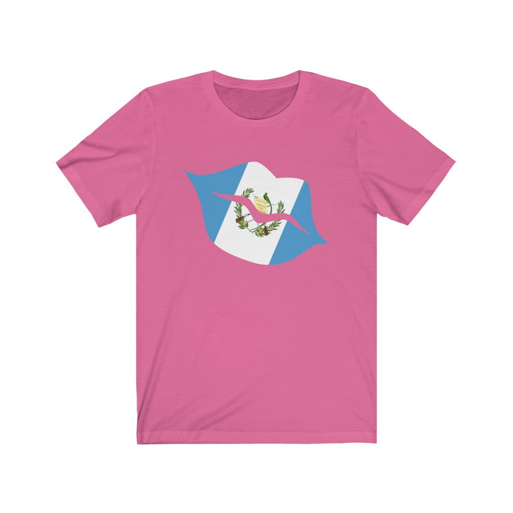 Guatemala Lips Flag Premium Tee - Unisex