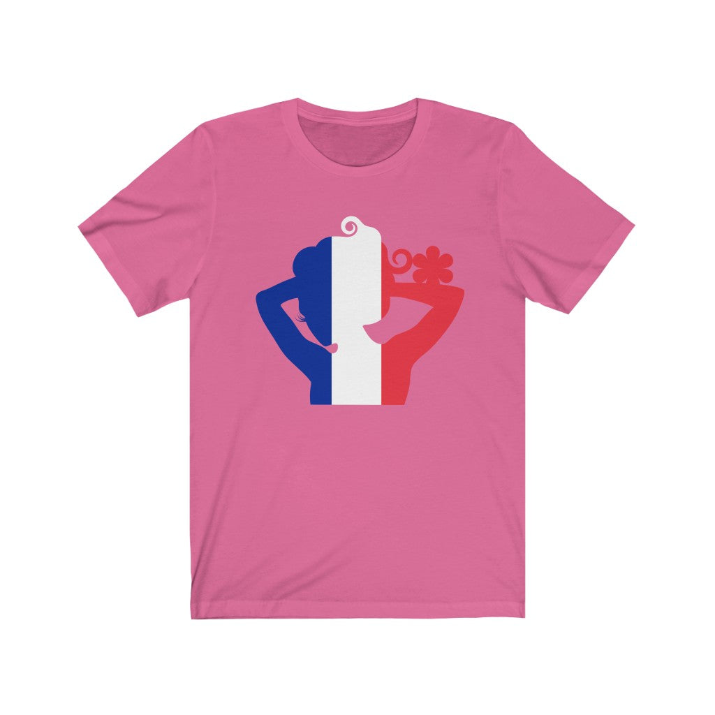 France Lady Flag Premium Tee - Unisex