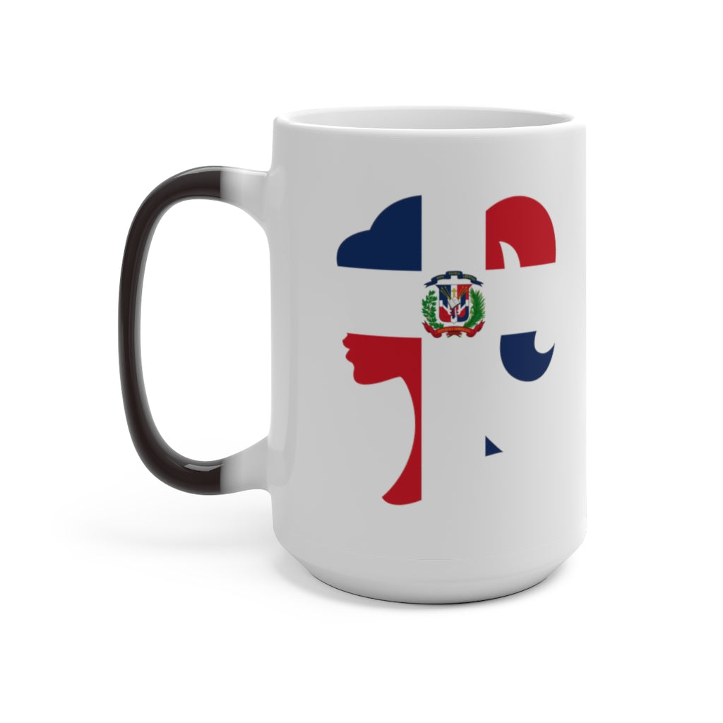 Dominican Republic Girl Color Changing Mug