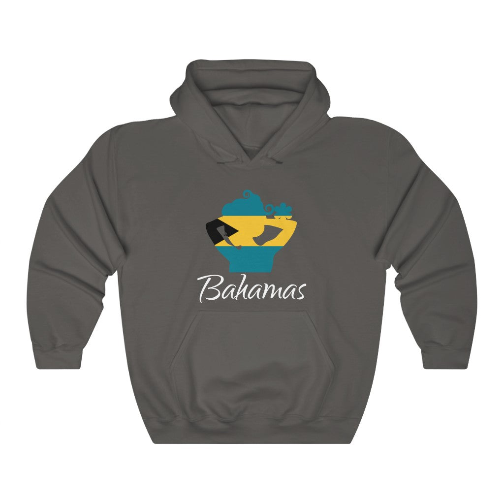Bahamas Lady Flag Hoodie Sweatshirt 2 - Unisex