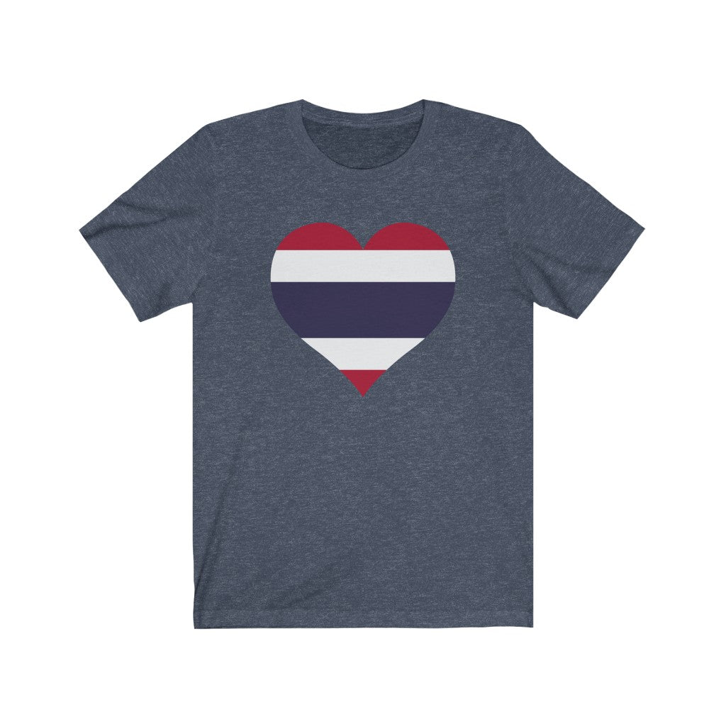 Thailand Heart Flag Premium Tee - Unisex