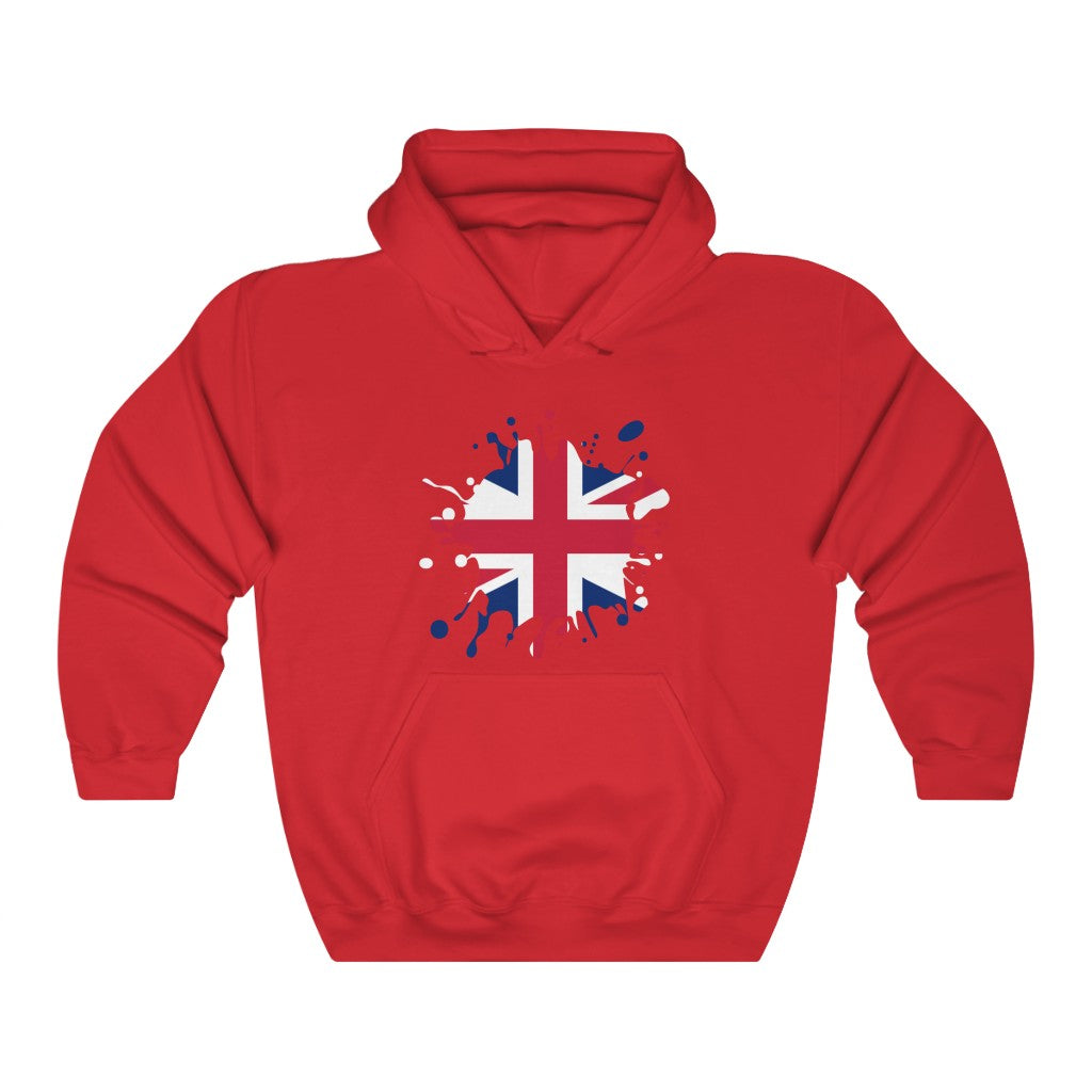 United Kingdom Splat Flag Hoodie Sweatshirt - Unisex