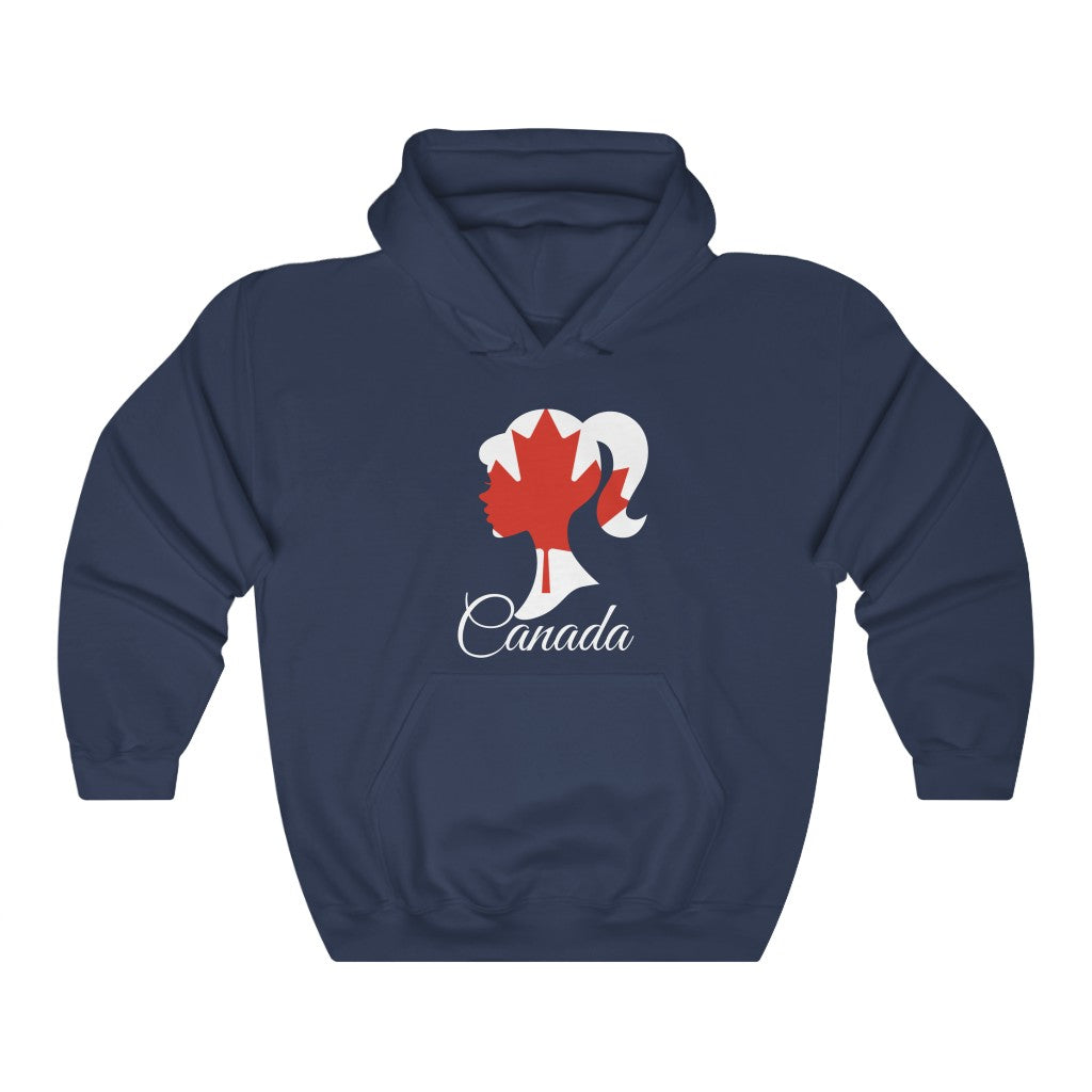 Canada Girl Flag Hoodie Sweatshirt 2 - Unisex