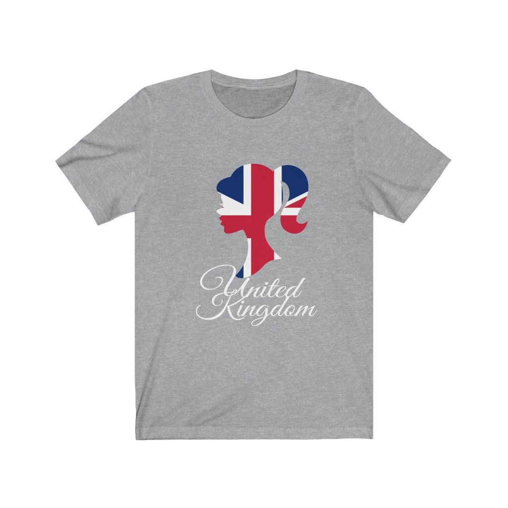 United Kingdom Girl Flag Premium Tee 2 - Unisex