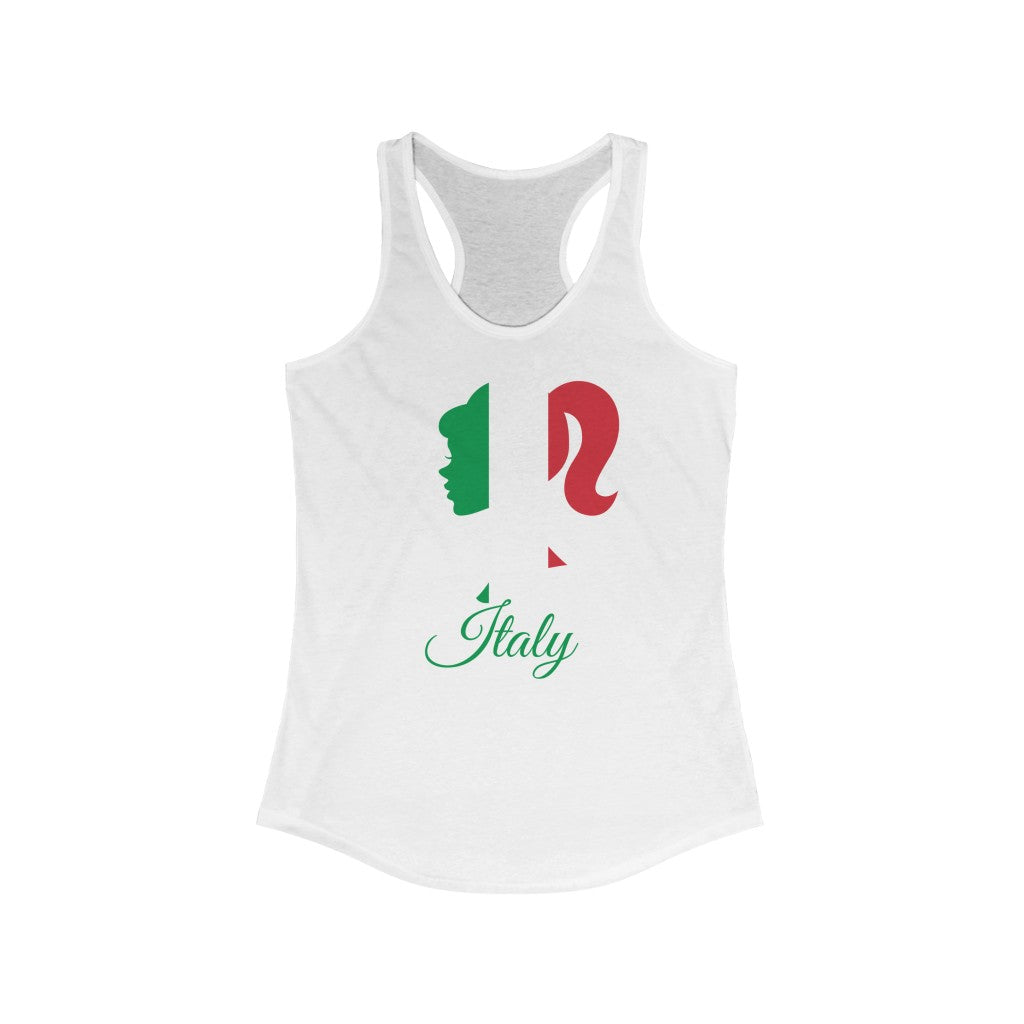 Italy Girl Flag Tank 1b - Women