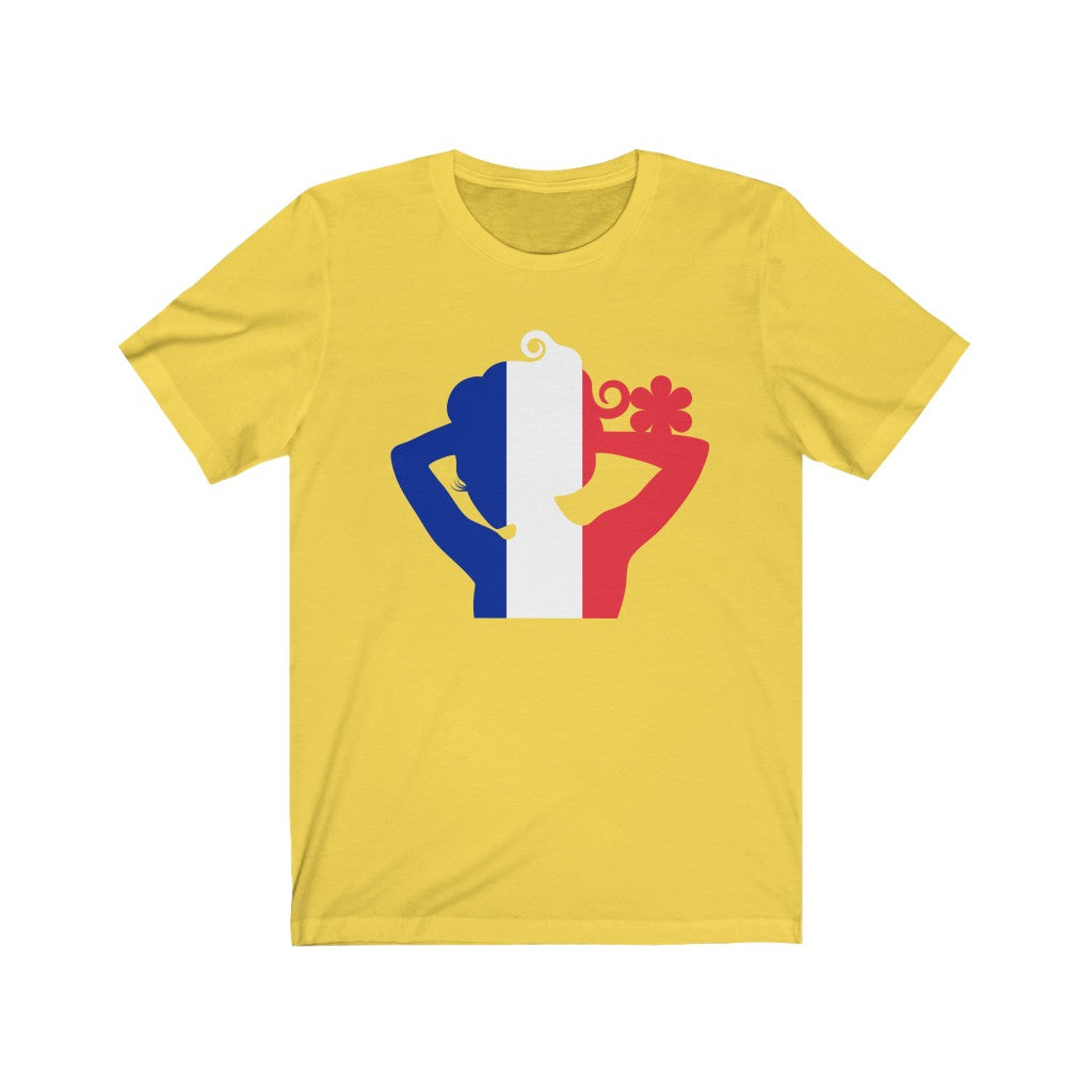 France Lady Flag Premium Tee - Unisex