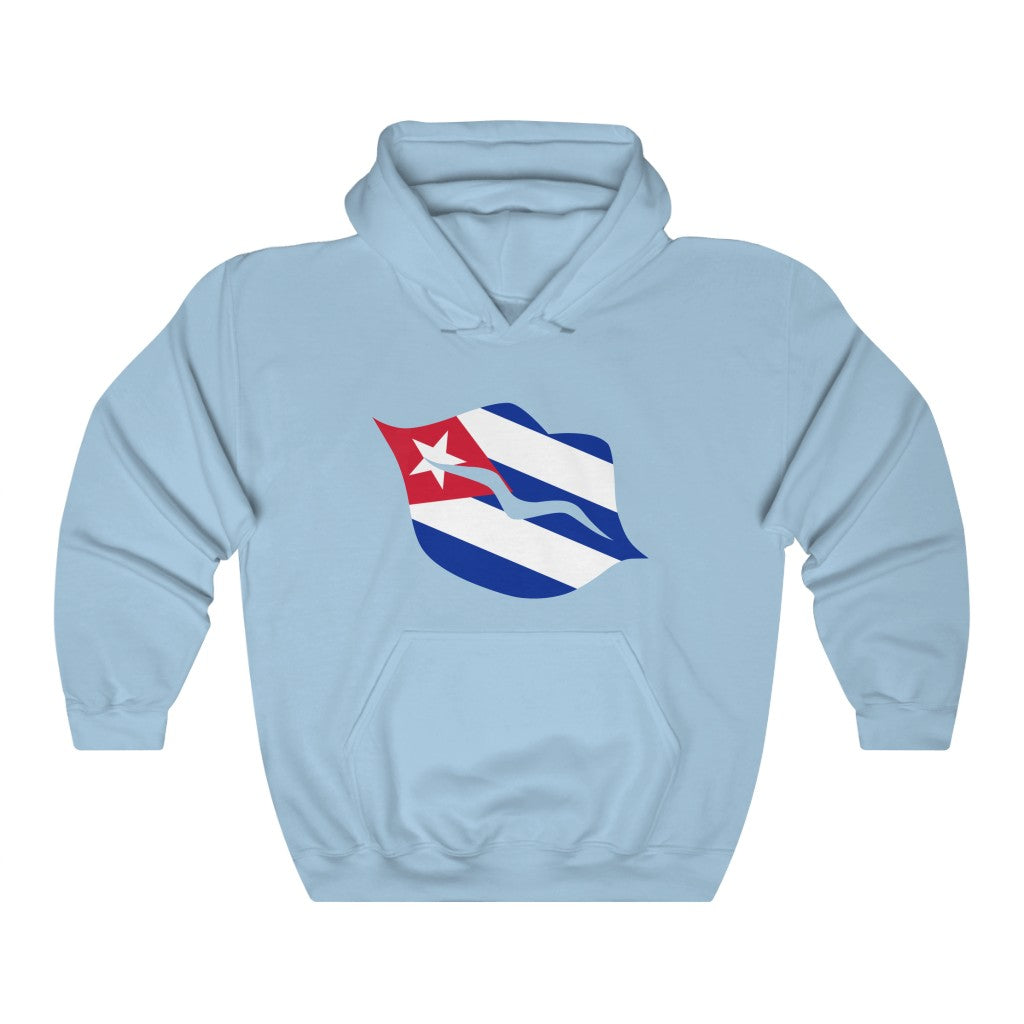 Cuba Lips Flag Hoodie Sweatshirt - Unisex