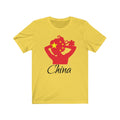 China Lady Flag Premium Tee 1 - Unisex