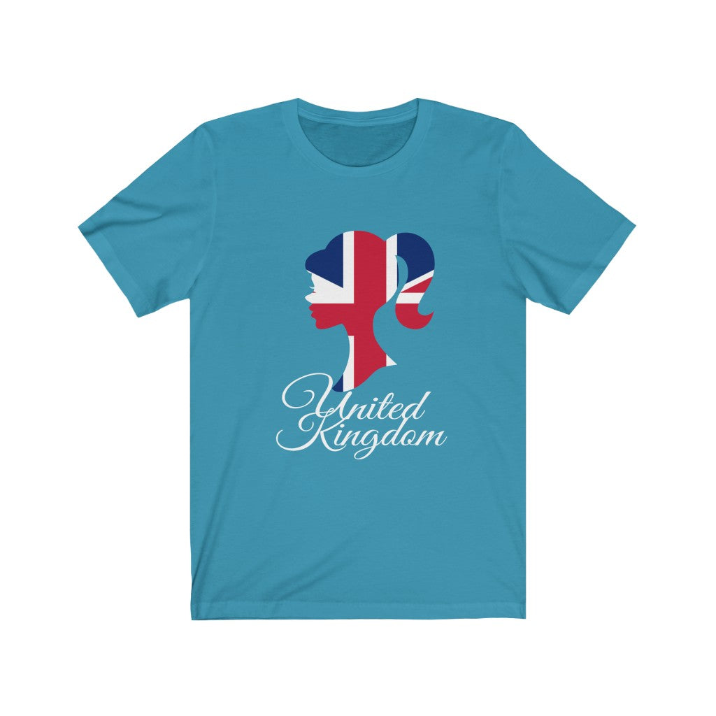 United Kingdom Girl Flag Premium Tee 2 - Unisex