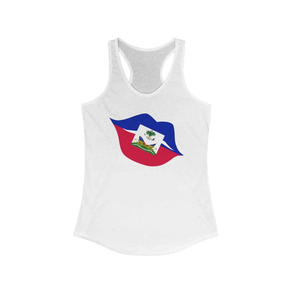 Haiti Lips Flag Tank - Women