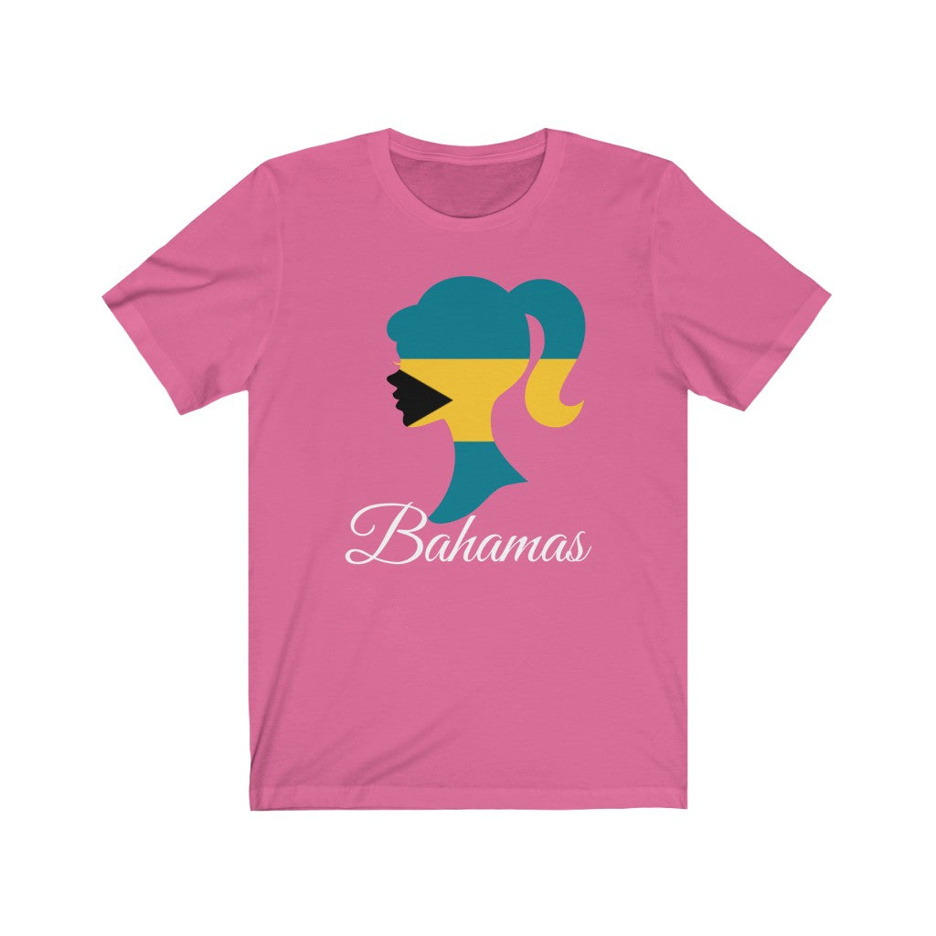 Bahamas Girl Flag Premium Tee 2 - Unisex