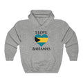 Bahamas Heart Hoodie Sweatshirt 1 - Unisex