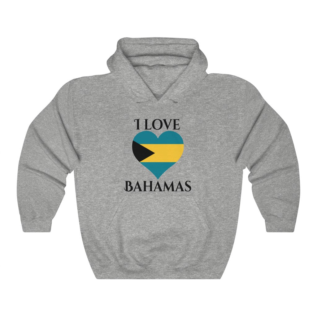 Bahamas Heart Hoodie Sweatshirt 1 - Unisex