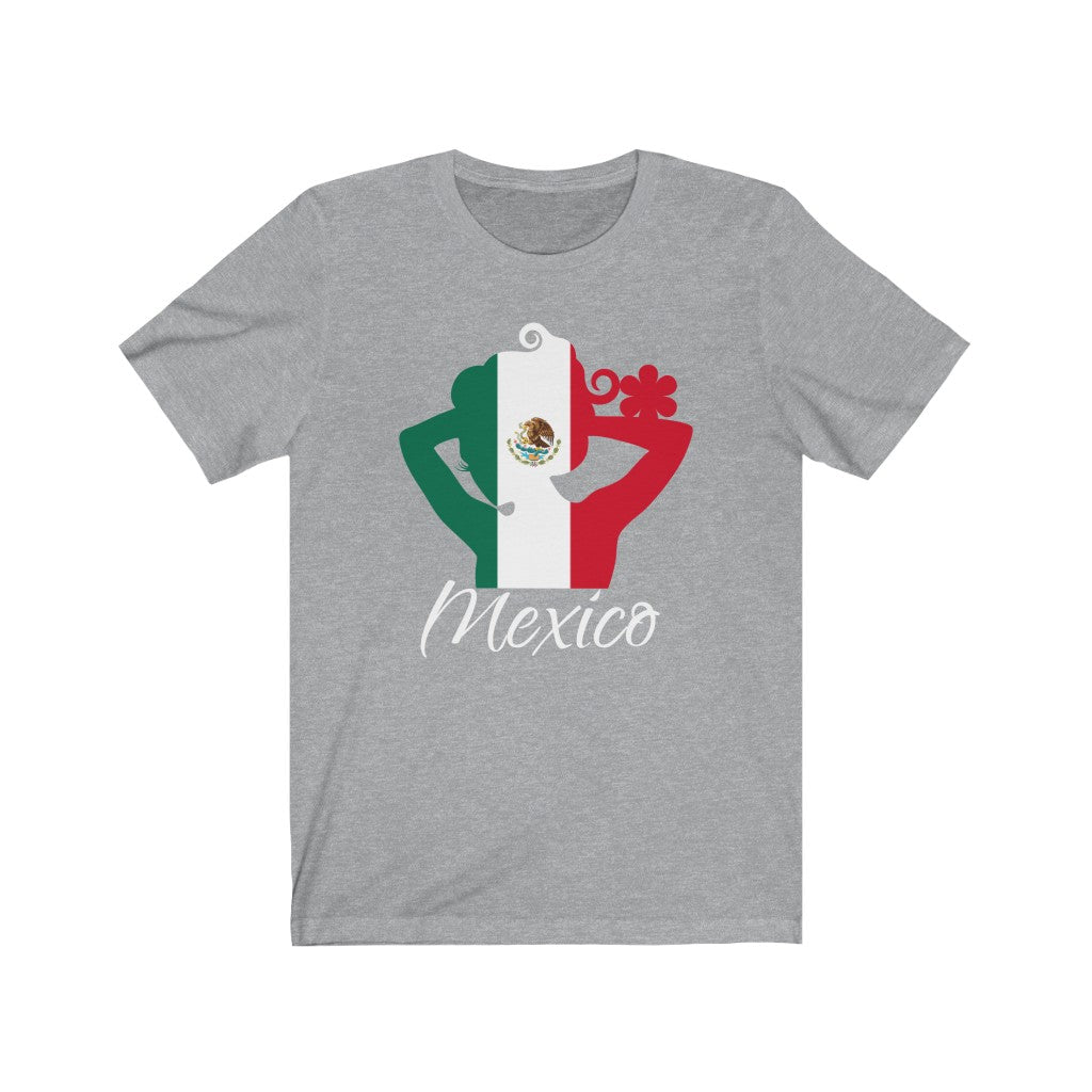Mexico Lady Flag Premium Tee 2 - Unisex