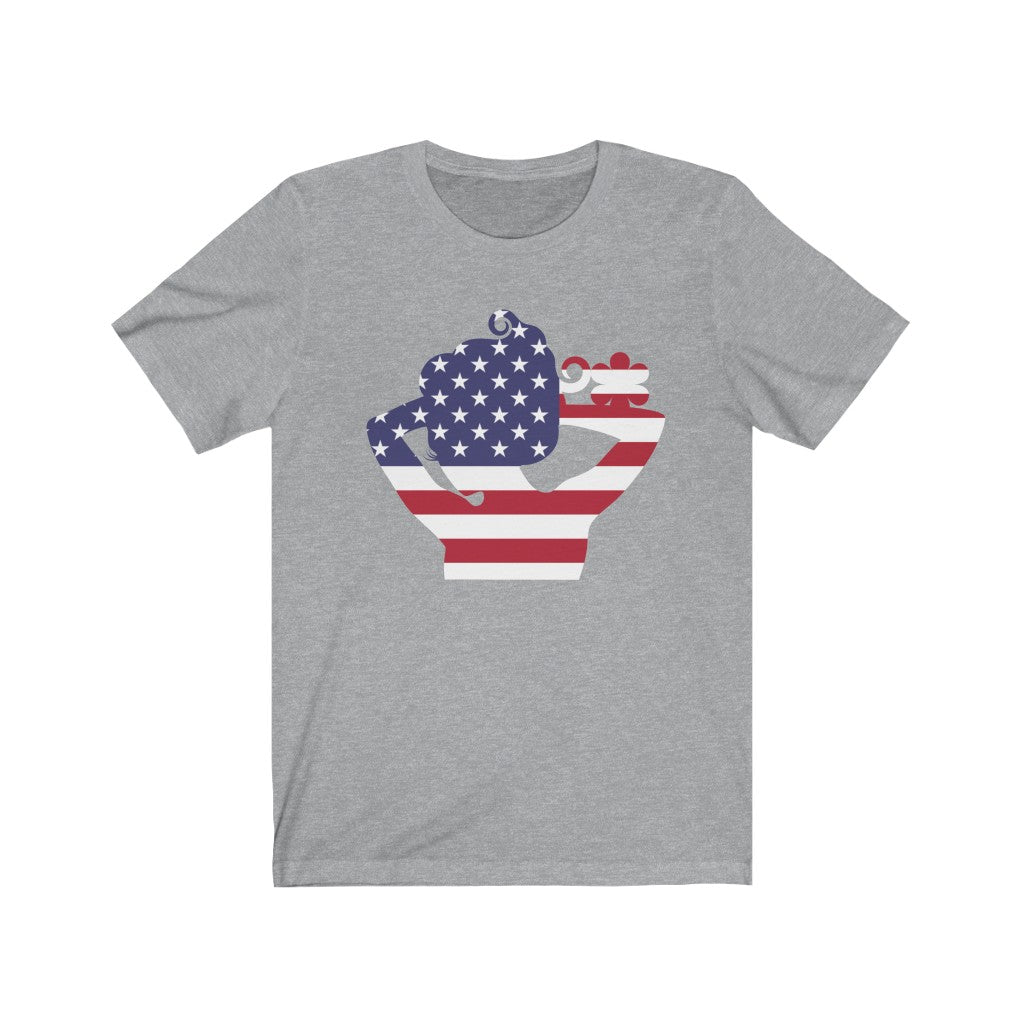 United States of America Lady Flag Premium Tee - Unisex