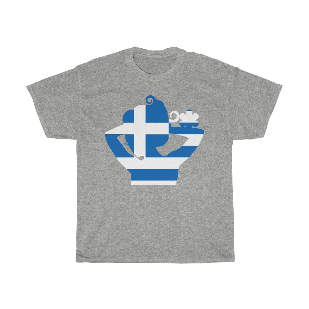 Greece Lady Flag Standard Tee - Unisex