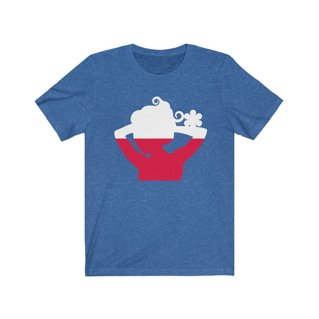 Poland Lady Flag Premium Tee - Unisex