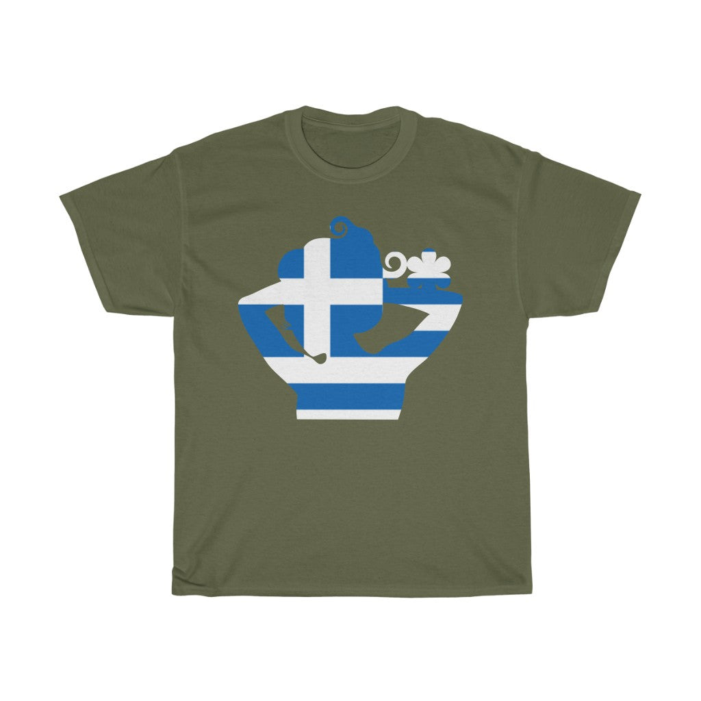 Greece Lady Flag Standard Tee - Unisex