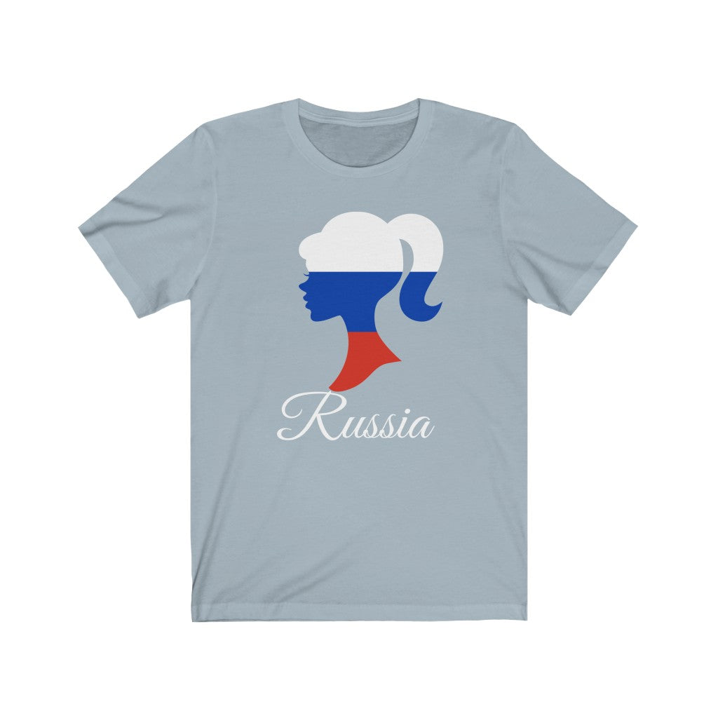 Russia Girl Flag Premium Tee 2 - Unisex