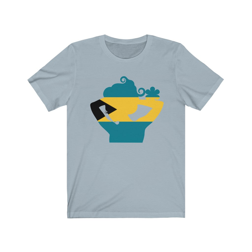 Bahamas Lady Flag Premium Tee - Unisex